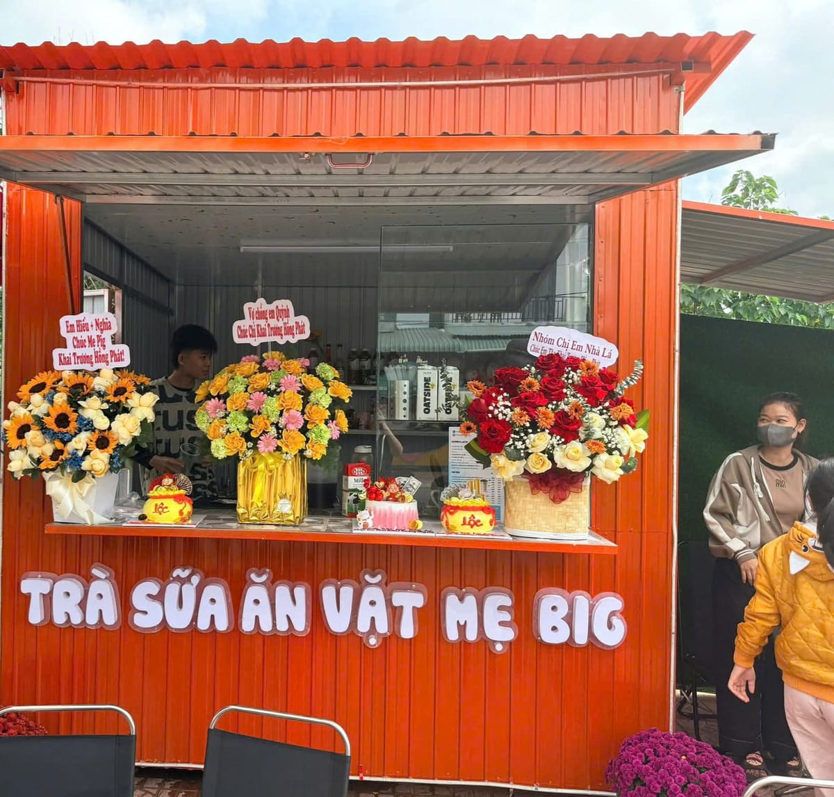 Trà sữa ăn vặt mẹ BIG